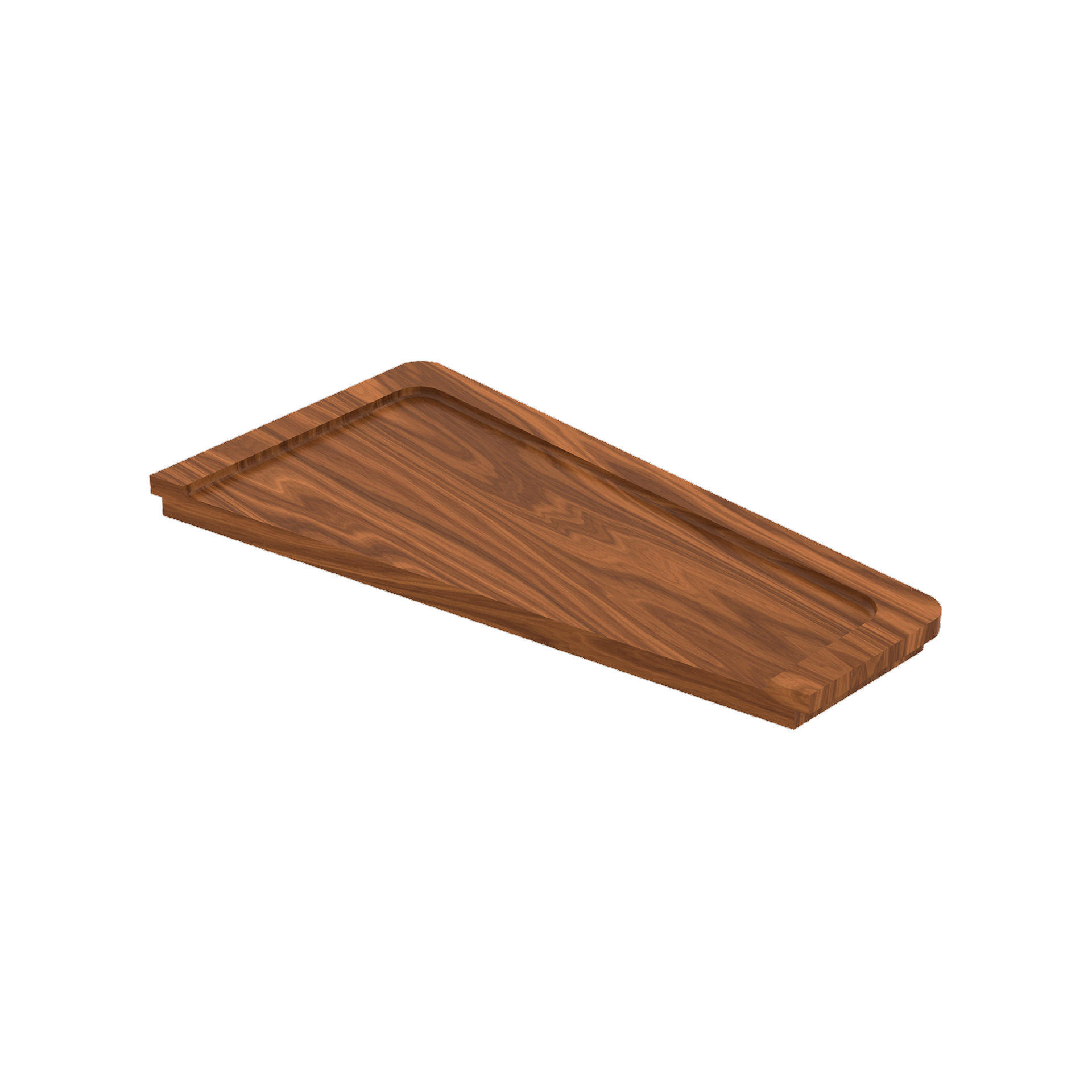 Walnut Square Basin Tray