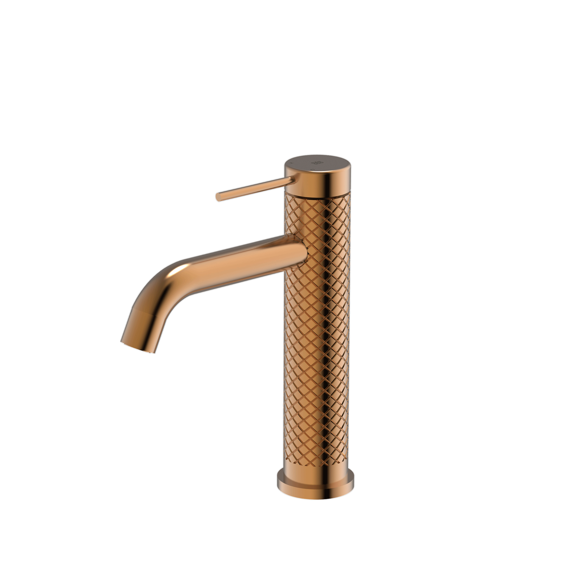 Short Basin Tap (Knurled Body)