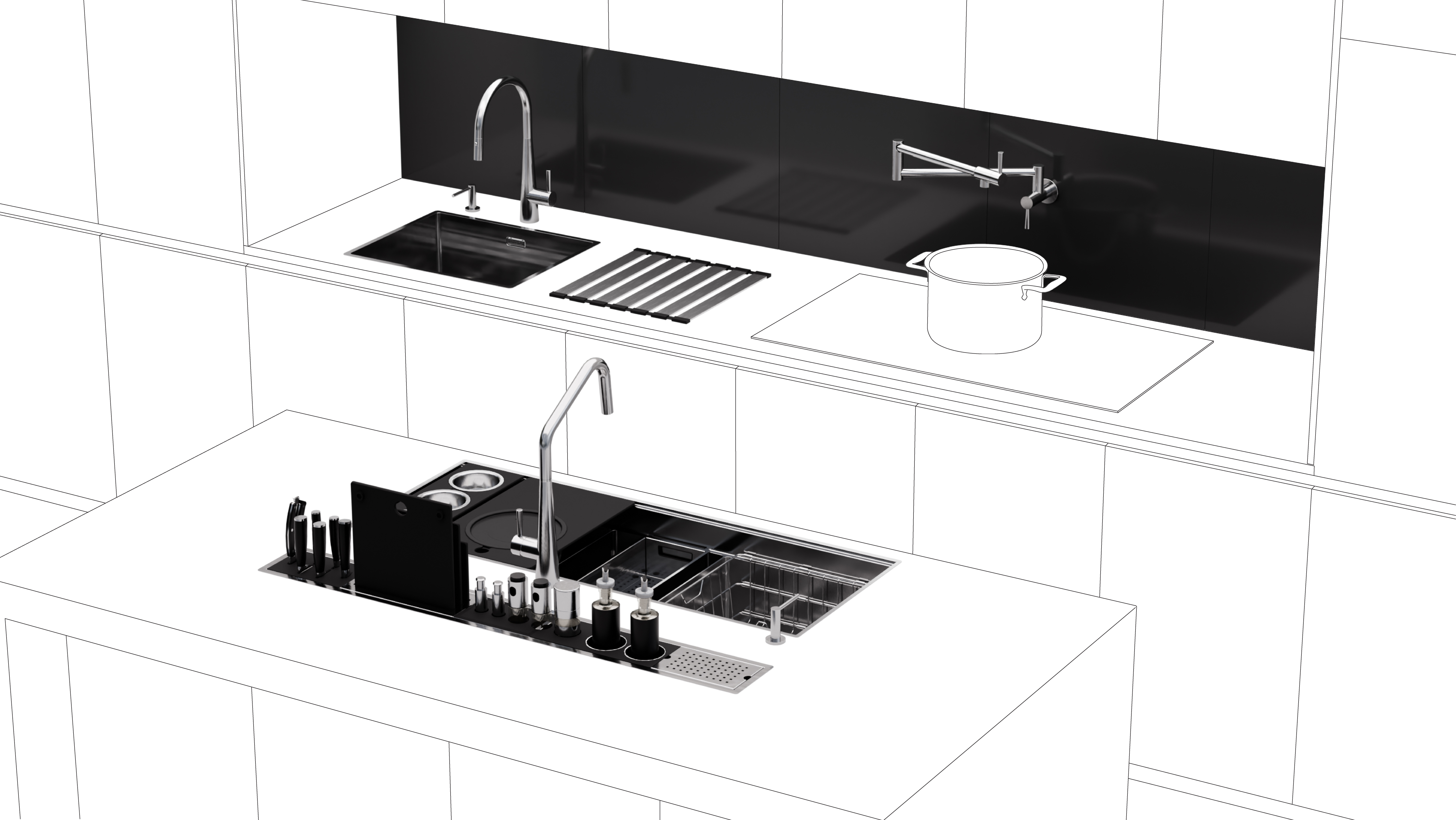 Kitchen Scene ScotchBrite